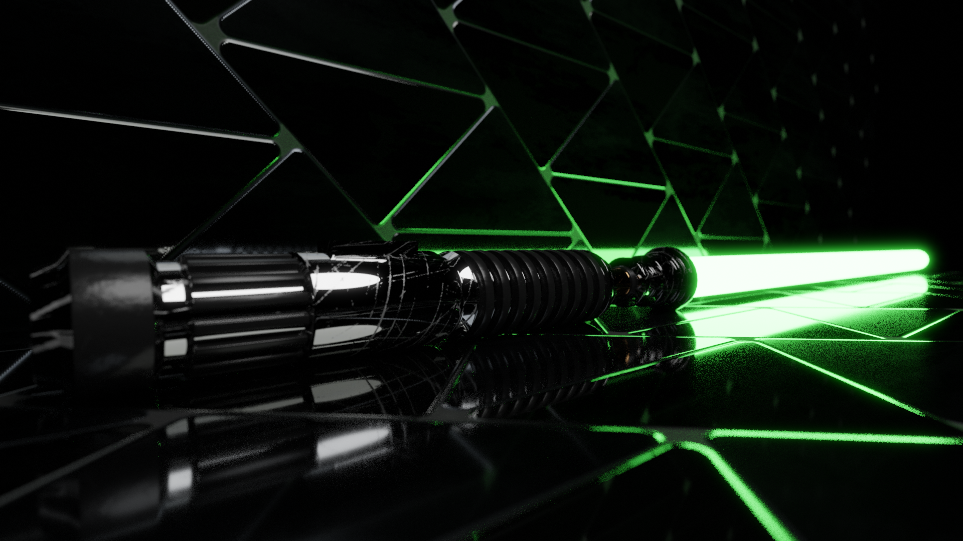 Green lightsaber